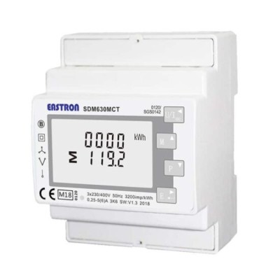 Smart Meter Eastron Trifásico SDM630MCT S/Pinças