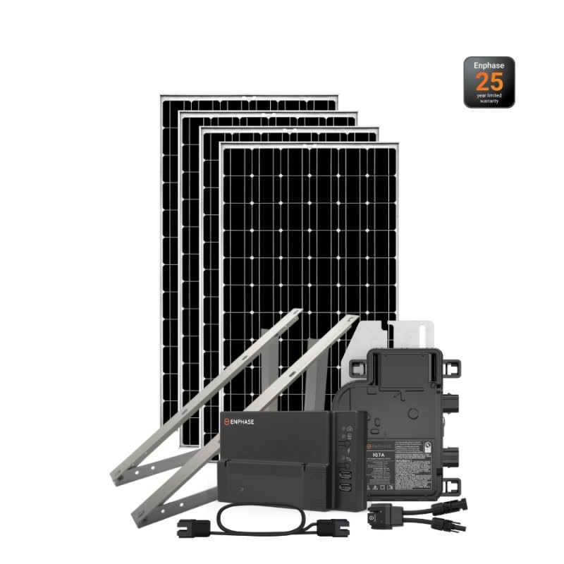 Kit Fotovoltaico 2 200w Microinversores imagem