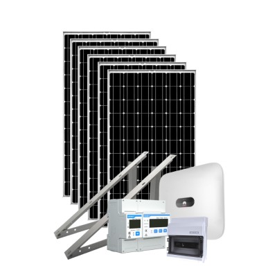Kit Fotovoltaico 3 000W Trifásico Híbrido imagem